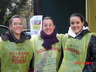 volontarie Colletta Alimentare